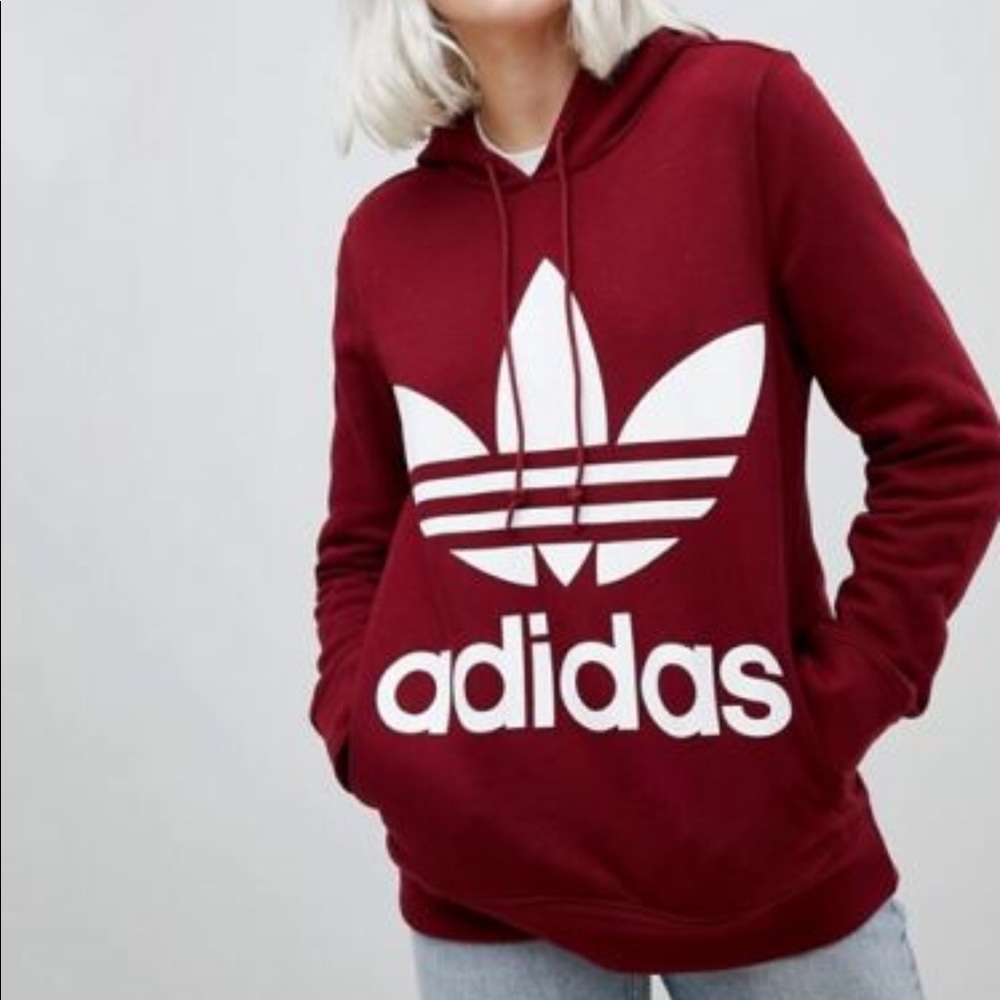 Adidas trefoil hoodie
